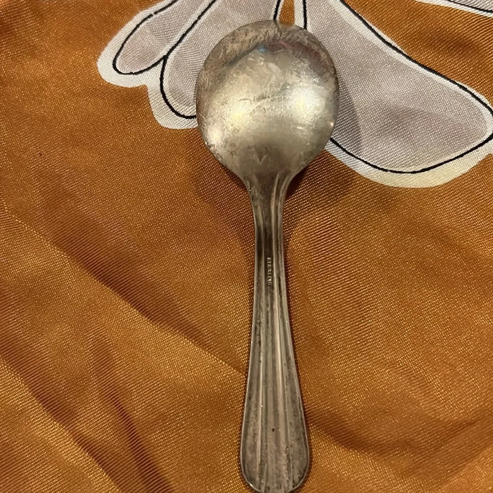 Antique child’s Sterling silver spoon